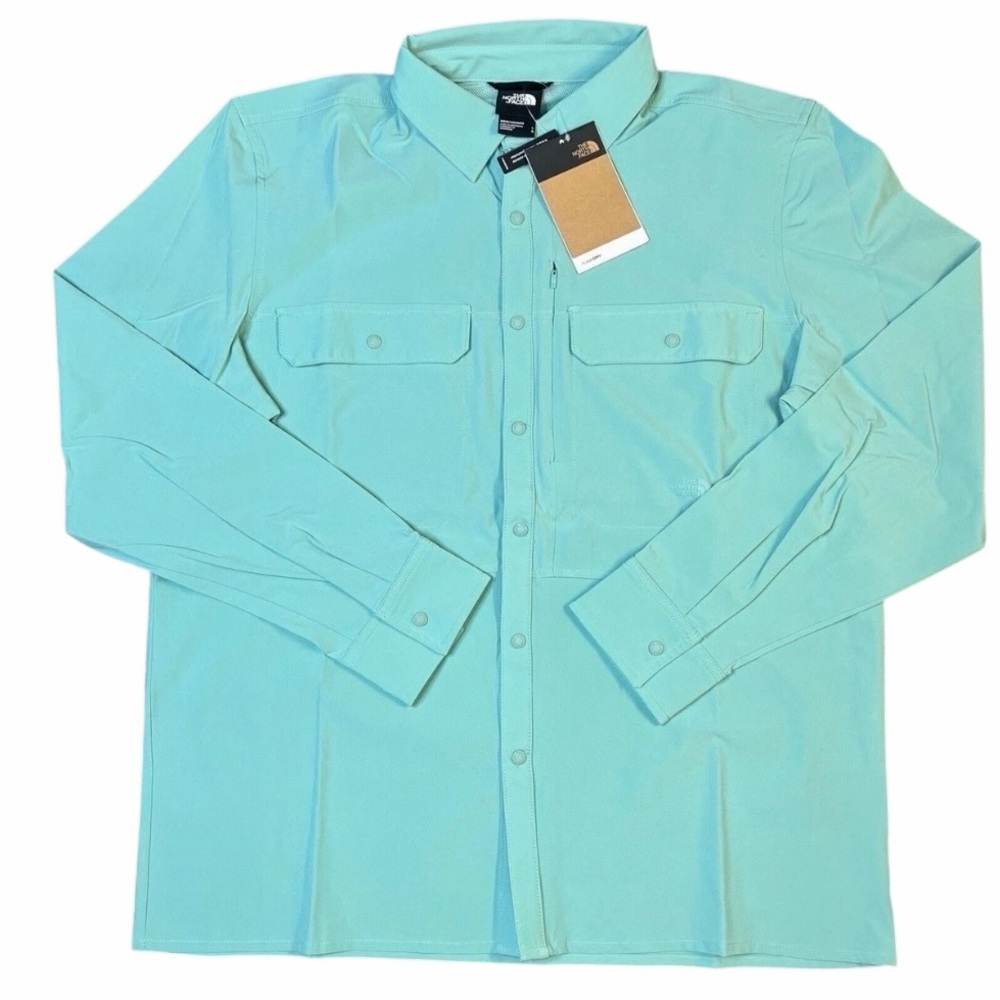 The North Face‎ M Snikatau Long Sleeve Sun Shirt Wasabi Green Men’s XL NWT